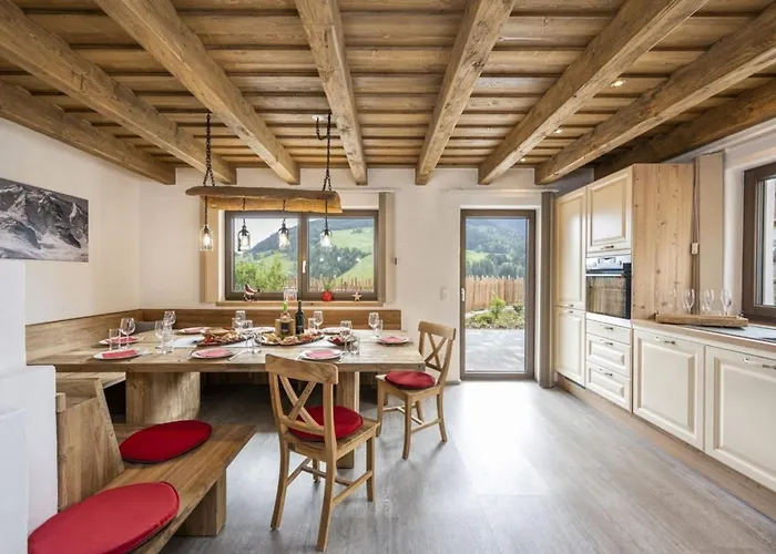 Nyaraló Aaf - Familien-chalet Gipfelblick *