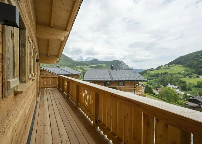 Nyaraló Aaf - Familien-chalet Gipfelblick *